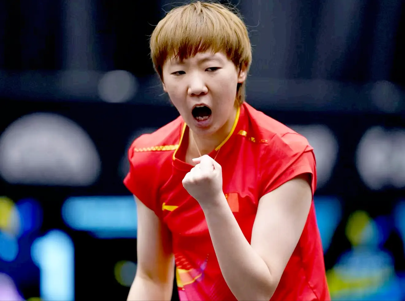 对决德国名, 王曼昱阻击